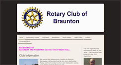 Desktop Screenshot of brauntonrotary.org